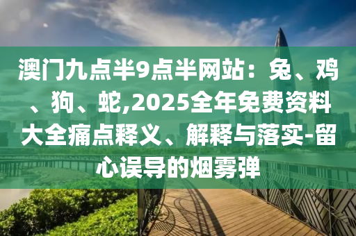澳門九點半9點半網(wǎng)站：兔、雞、狗、蛇,2025全年免費資料大全痛點釋義、解釋與落實-留心誤導的煙霧彈